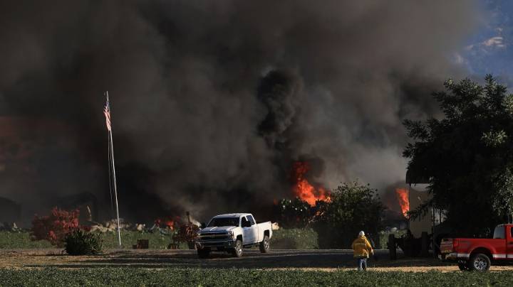 Law enforcements conduct a search warrant in East LA connected to deadly Esparto explosion
