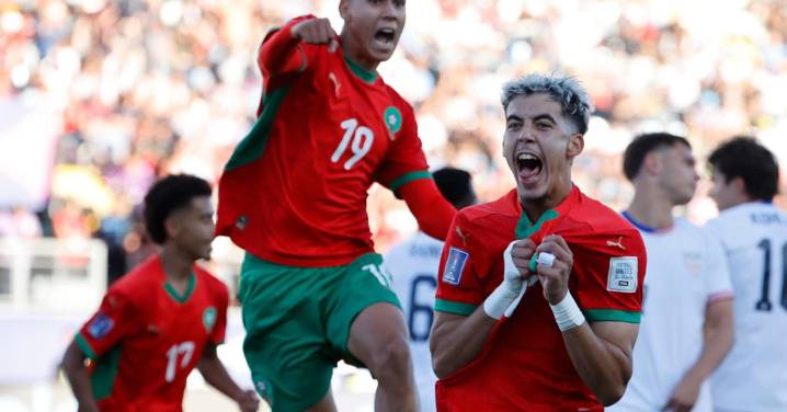 Vence Marruecos a Estados Unidos y clasifica a semifinales del Mundial Sub