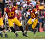 USC football upsets No. 15 Michigan in King Miller’s crowning performance