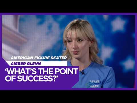 American figure skater Amber Glenn talks people pleasing in competition
