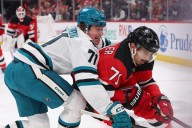 Dougie Hamilton leads Devils past Sharks for 7th straight win - The Rink Live | Coverage of youth, junior, high school and college hockey