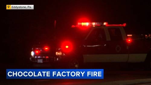 Fire breaks out at Barry Callebaut Chocolate Factory in Eddystone, Delaware County