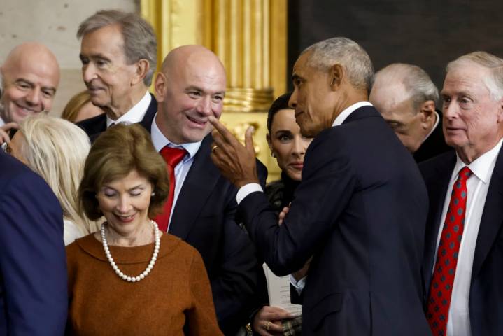 Dana White reveals what he discussed with President Obama at Donald Trump inauguration