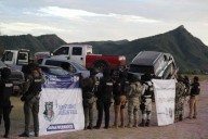 Aseguran células BOI 12 vehículos robados y con alteración de series durante operativo en Moris