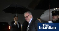 Albanese arrives in US for Trump meeting as Republican congressman says Aukus ‘keeps Xi up at night’