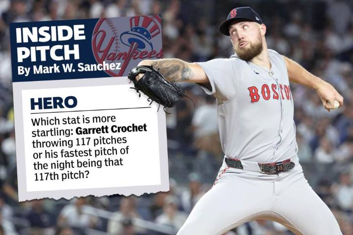 Heroes, zeros of Game 1: Garrett Crochet's throws 117