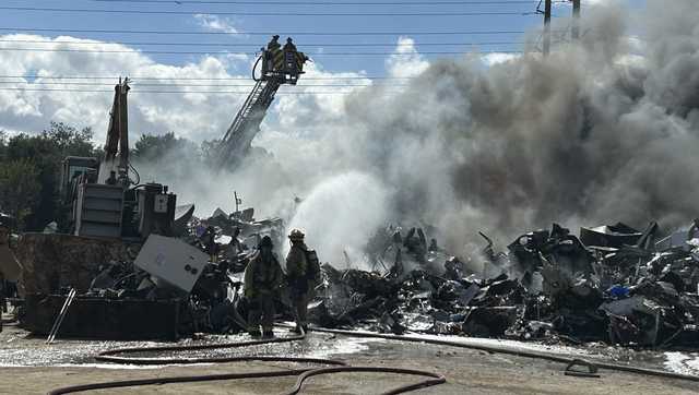 Fire at metal recycling plant shuts down SR