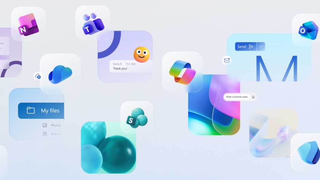 Microsoft's newly redesigned Office app icons go soft and fluid