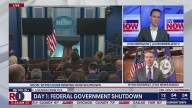Day 1: Federal government shutdown