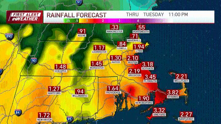 Boston MA weather radar, power outages, Logan Airport delays