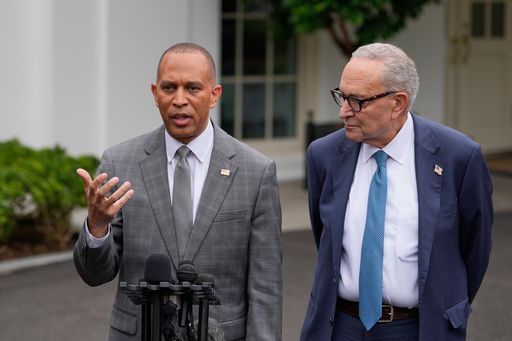The Oval Office meeting didn't stop a shutdown, but the Trump 2028 hats and a sombrero set a tone