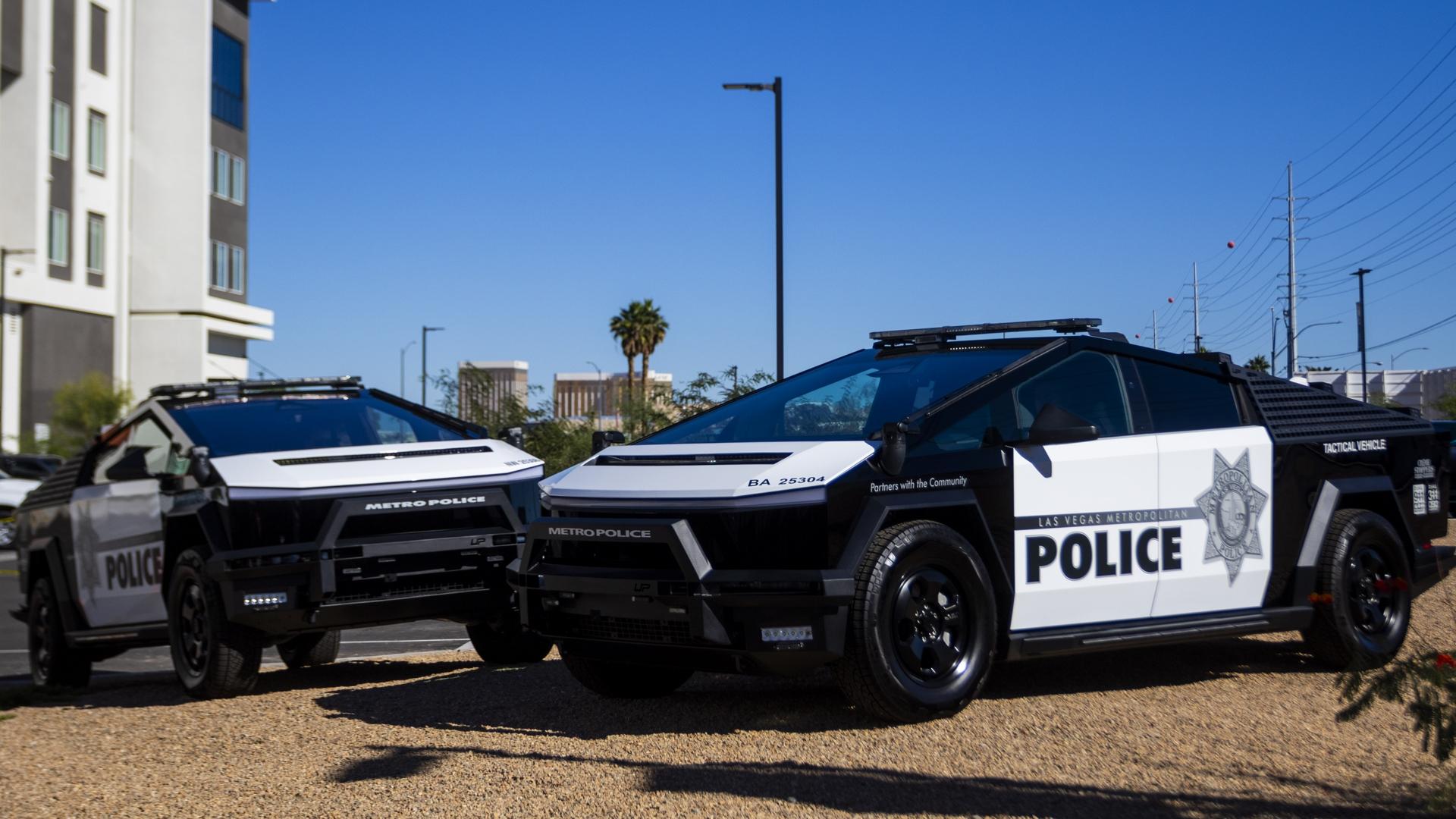 10 Cybertruck patrol vehicles to hit the streets of Las Vegas