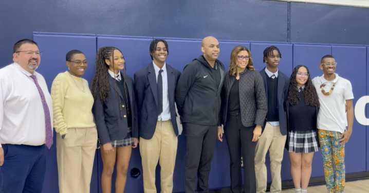 Aces collaborate with hundreds of local students to step up and empower others