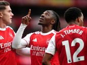 Watch: Eze channels inner Di Canio for first Arsenal Premier League goal