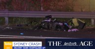 Delivery driver in hospital after collision with car allegedly involved in police chase