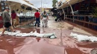 Zona dorada de Cabo San Lucas se inundó al grado de que fue cerrada