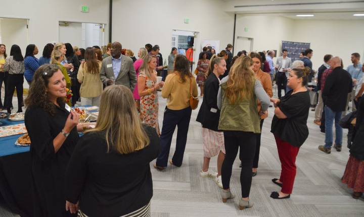 Junior League welcomes 5 chambers to joint coffee social