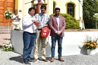 Egüen presente en el acto por los 100 años de la Escuela Salesiana