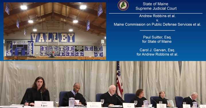 Maine Supreme Judicial Court hears arguments in appeal of court ruling on 6th Amendment violations