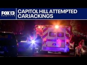Seattle stabbing victim threw keys in bushes to stop carjacking