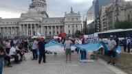 La lucha de los trabajadores despedidos de ILVA llegó a la marcha de los jubilados