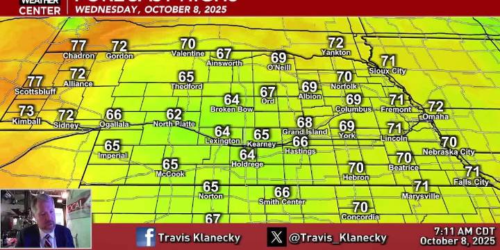 Once more fall-like day before the warmer weather returns