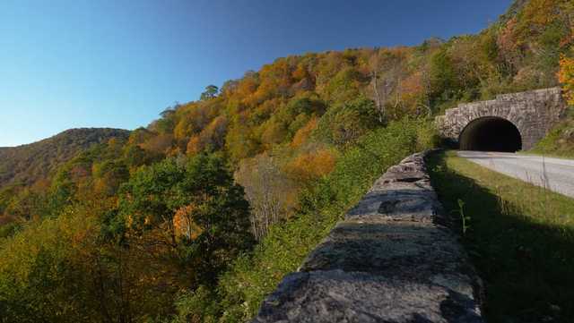 When is the best time to go leaf peeping in North Carolina?