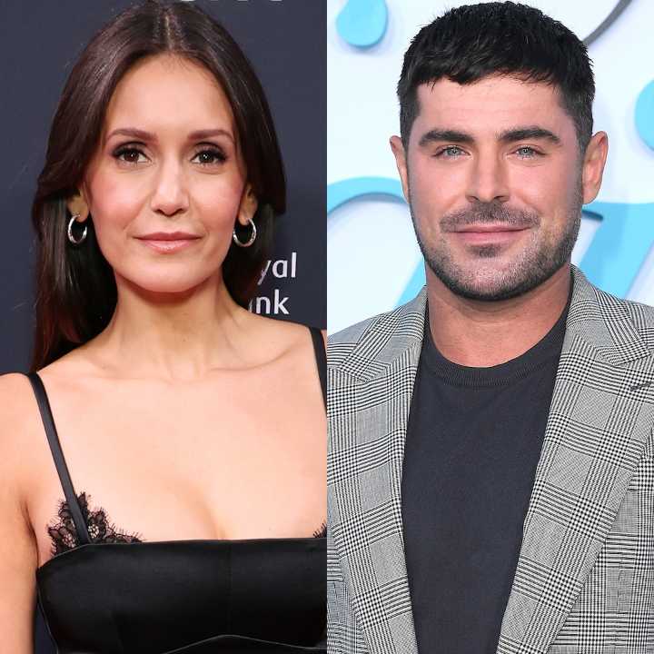 Nina Dobrev Denies Dating Zac Efron