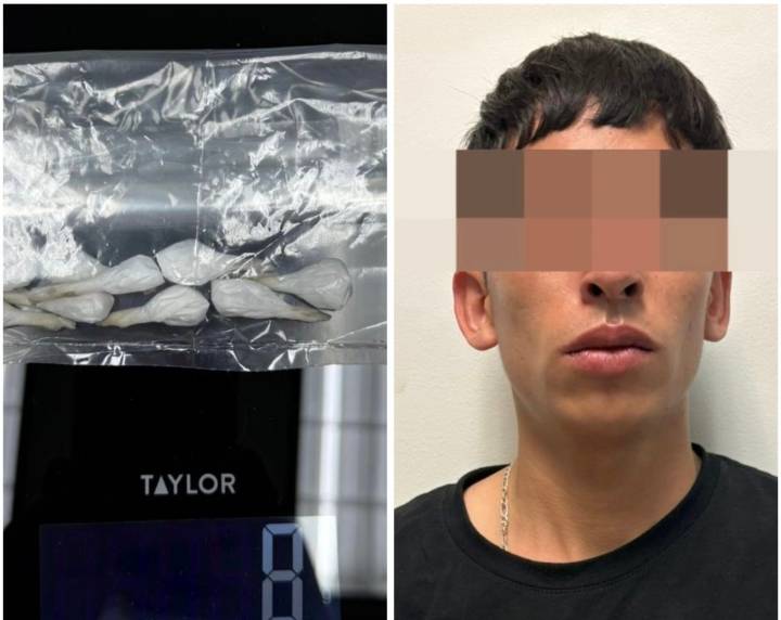 Detiene AEI a hombre en posesión de marihuana y metanfetaminas en la colonia Jardines de Roma