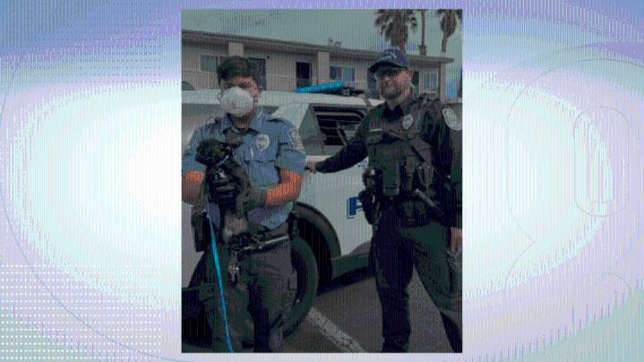 North Las Vegas police officer saves puppy from fentanyl overdose