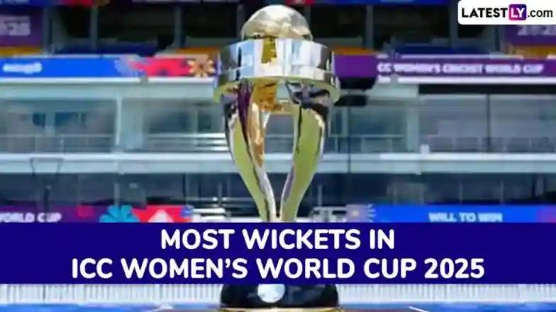 Cricket Most Wickets in ICC Women’s World Cup 2025: Get Updated List of Bowlers With Highest Wicket