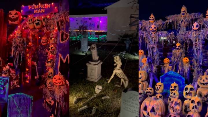 Burbank neighborhood dresses up homes for Halloween