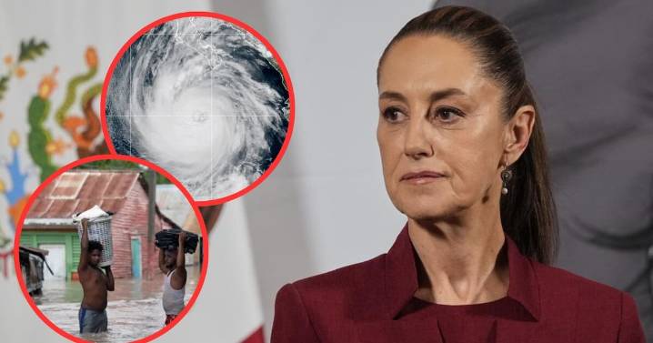 Sheinbaum cancela actividades públicas para atender emergencia por lluvias: 48 muertos y más de 20 desaparecidos en cinco estados