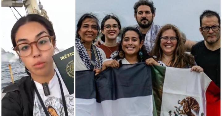 Mexicanos detenidos por Israel en la Flotilla Global Sumud piden ayuda a Sheinbaum: ¿quiénes son?