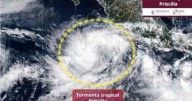 Se forma la tormenta tropical ‘Priscilla’: traerá lluvias a estos estados