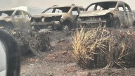 Córdoba: se quemaron 14 vehículos y hay 130 evacuados en Quebrada del Condorito