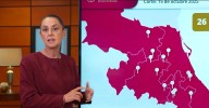 Presenta Sheinbaum avances de atención a emergencia por lluvias