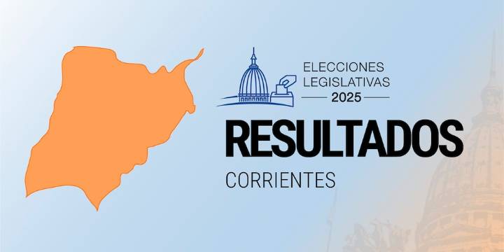 Resultados elecciones 2025 en Corrientes: los datos de los comicios de hoy, 26 de octubre