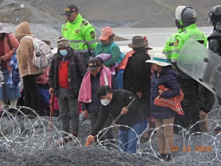 Tensión en Áncash: Comuneros de Huaripampa vuelven a enfrentarse con Antamina