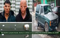 En Ciudad Satélite, arrestan a tres con camioneta hurtada