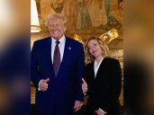 Trump calls Italy PM a "beautiful young woman"