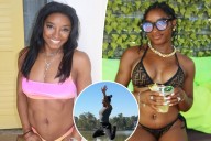 Simone Biles seemingly confirms boob job with cheeky social media post