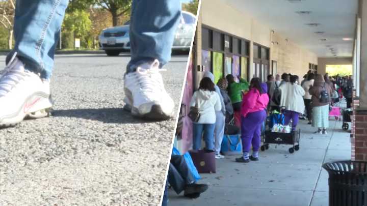 Furloughed fed, veteran talks about standing in MD food bank line