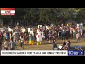 'No Kings' protests take place in Tampa, Florida