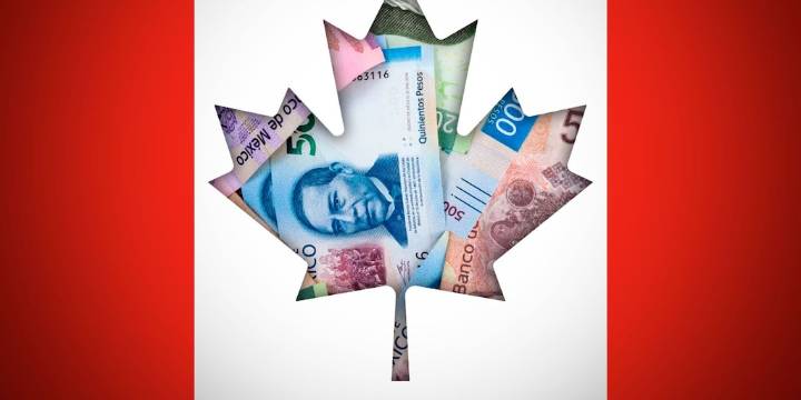 Cotización del dólar canadiense en México hoy 28 de octubre