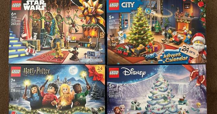LEGO Star Wars, Harry Potter and Disney advent calendars under £9 in rare deal stack