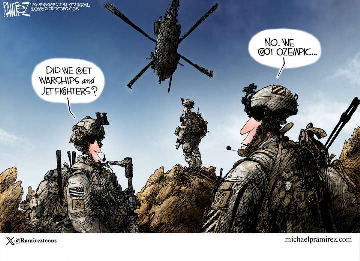 CARTOON: Fat bottom generals