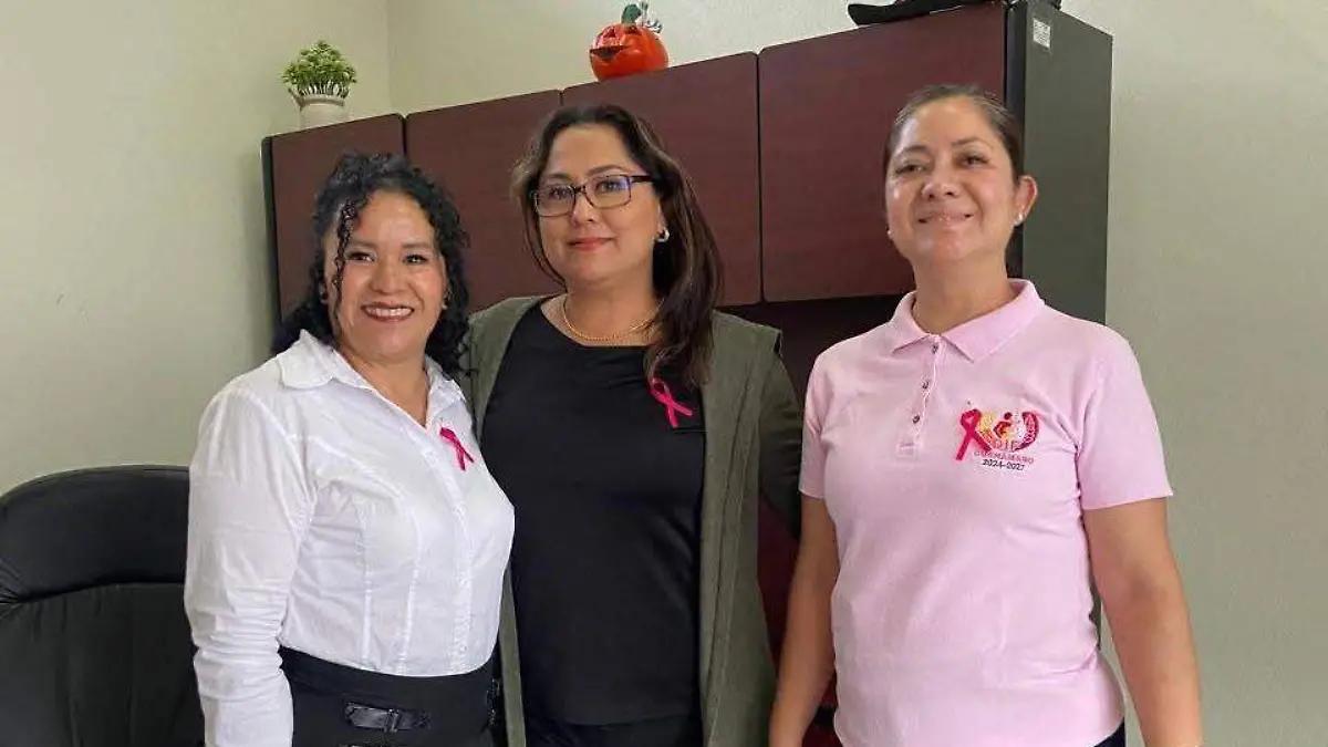 DIF Cuerámaro se suma a acciones de prevención del cáncer de mama