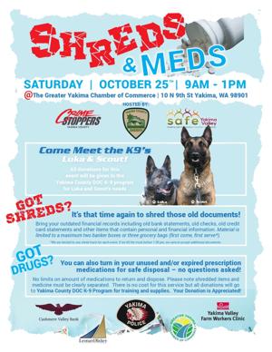 Shreds and Meds event returns to Yakima