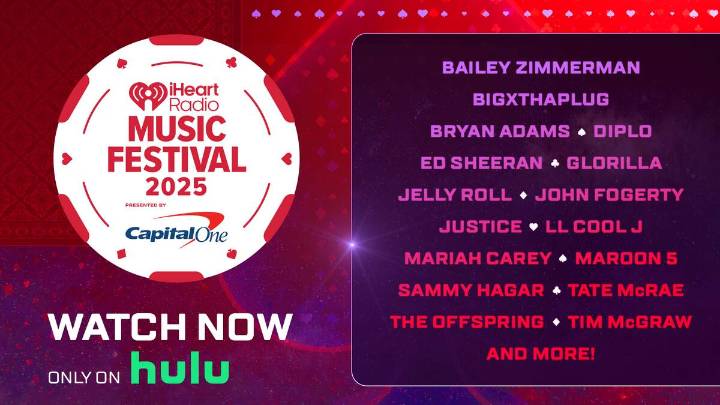 Relive The 2025 iHeartRadio Music Festival On Hulu